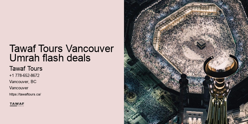 Tawaf Tours Vancouver Umrah package add-on options overview