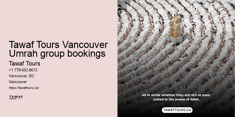 Vancouver Umrah package value-added services
