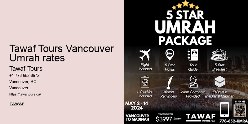 Vancouver Umrah travel planner