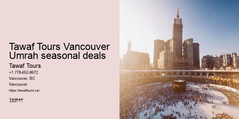 Vancouver Umrah travel deals booking