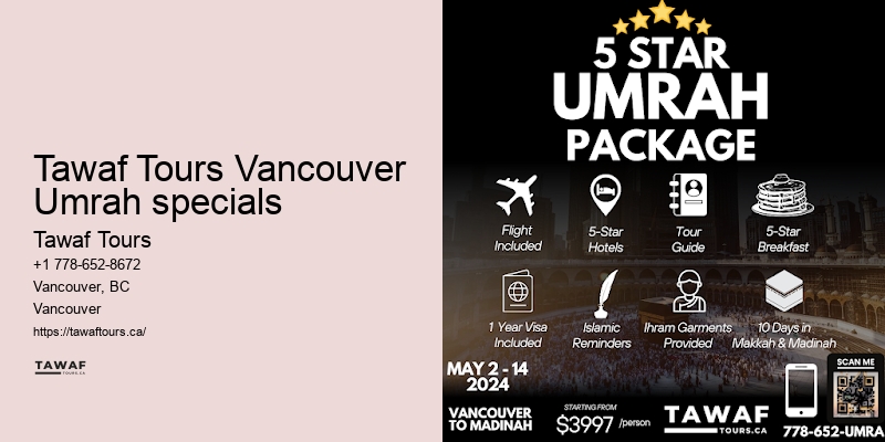 Tawaf Tours Vancouver Umrah package selection guide