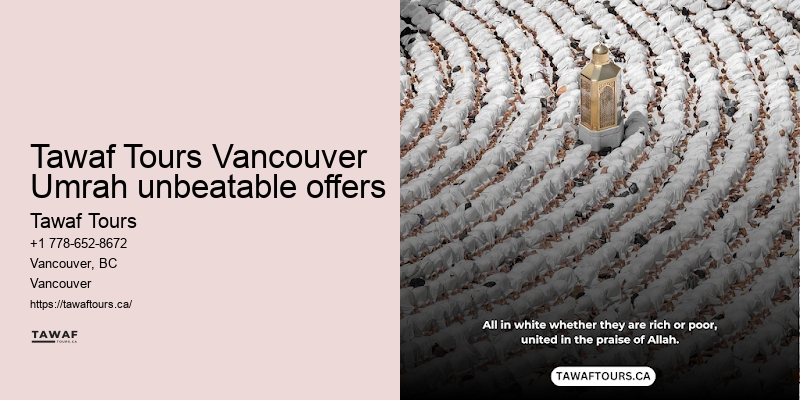 Umrah travel advisor in Vancouver