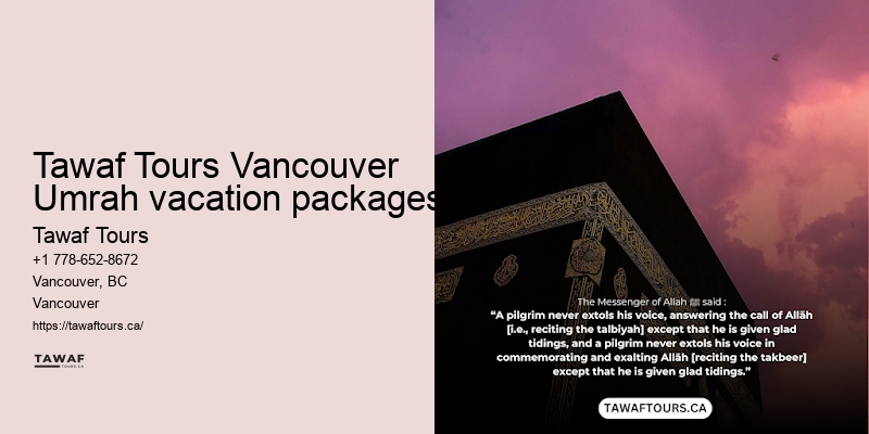 Vancouver Umrah tour packages