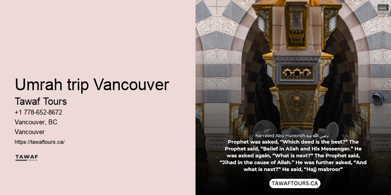 Umrah visa services Vancouver