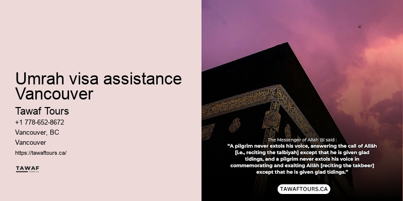 Vancouver Umrah travel support