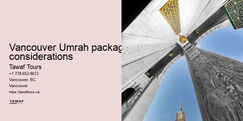 Vancouver to Mecca Umrah journey