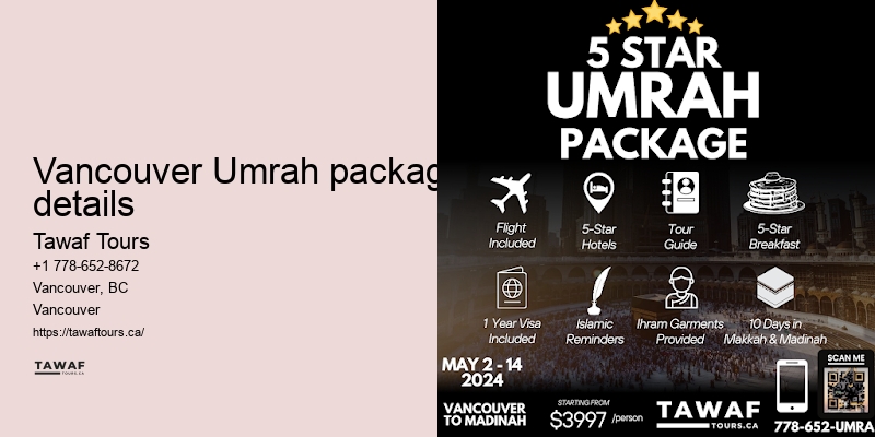 Tawaf Tours Vancouver Umrah unbeatable offers