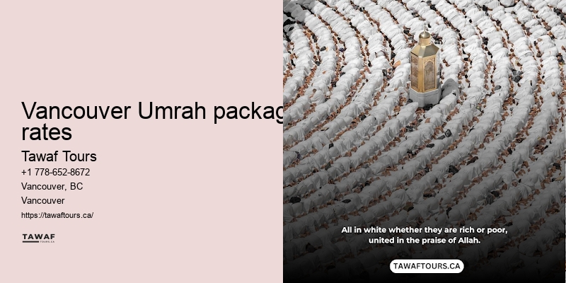 Tawaf Tours Vancouver Umrah travel booking