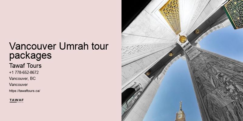 Umrah package deals from Vancouver
