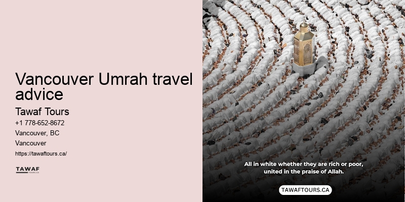 Vancouver Umrah pilgrimage journey planner