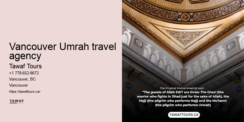 Tawaf Tours Umrah tour Vancouver