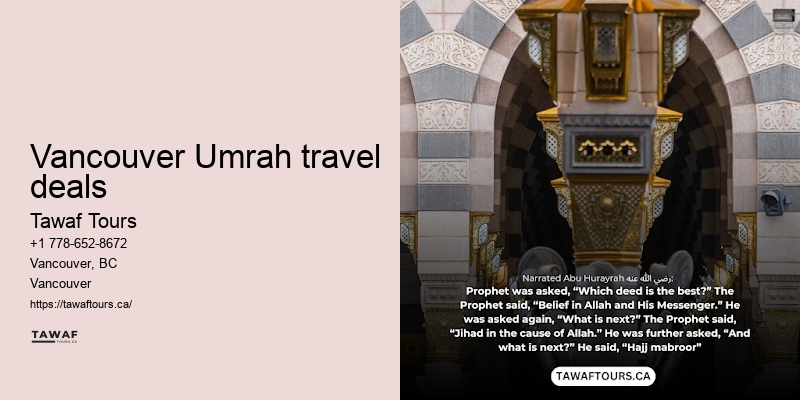 Vancouver Umrah package testimonials from previous customers