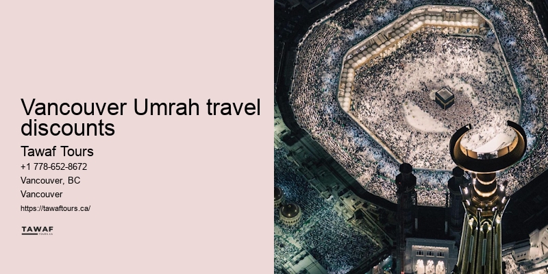 Tawaf Tours Vancouver Umrah package comparison chart