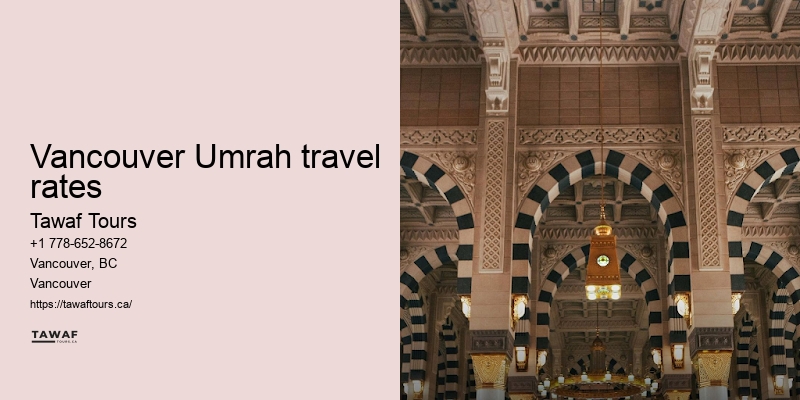 Vancouver Umrah travel schedule