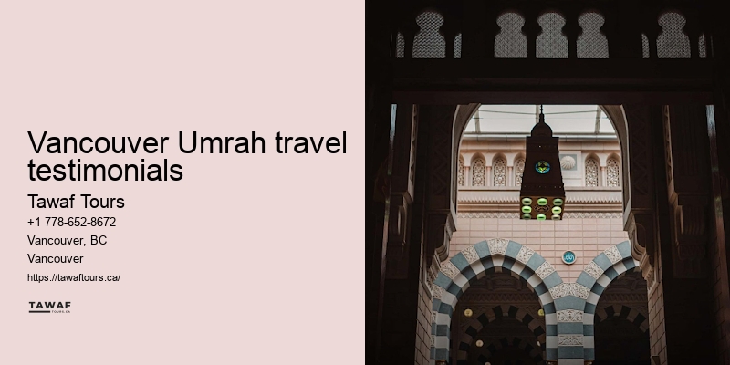 Vancouver Umrah package deals 2024