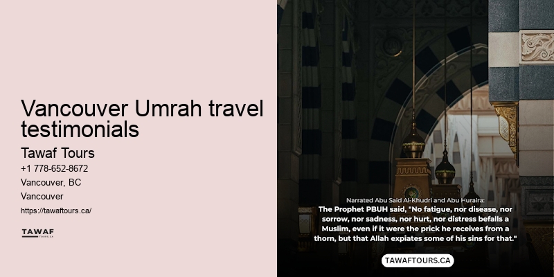 Vancouver Umrah pilgrimage planning